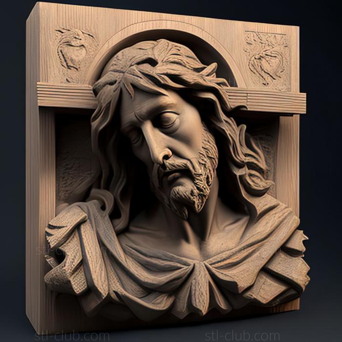 3D model st jesus (STL)